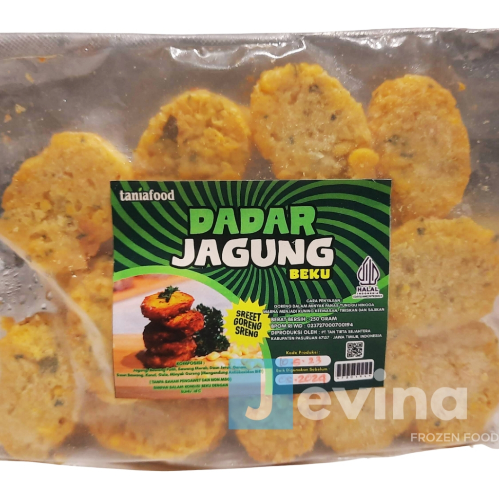 DadarJagung Frozen Tania Food 250g