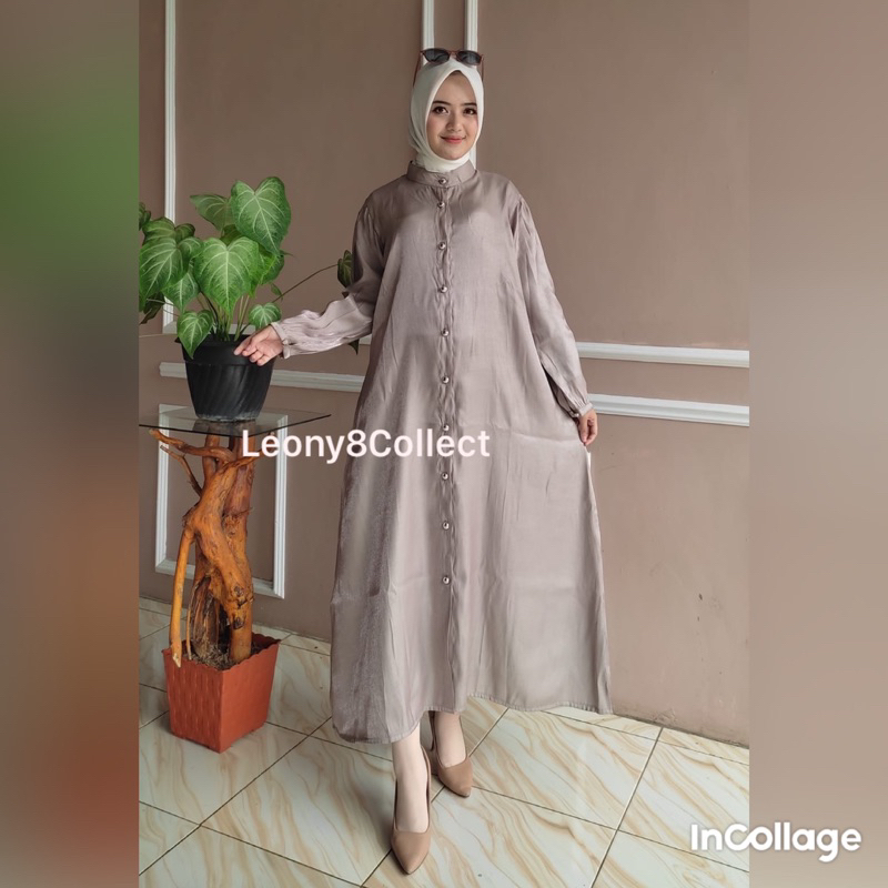 Shimmer Dress hijab katun shimmer | tunik korean style | Longtunik
