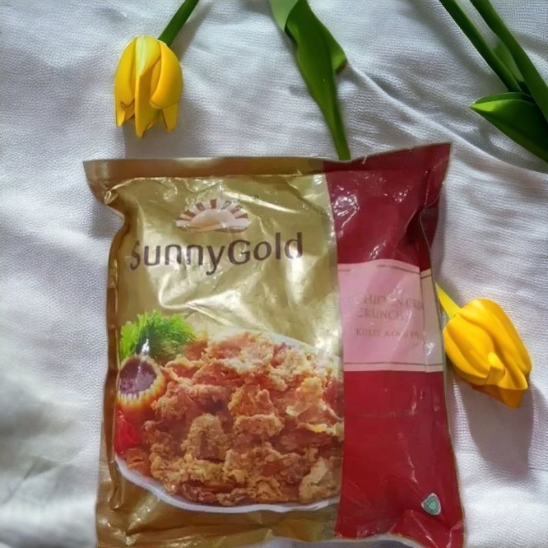 

RN_Frozen-Sunny Gold Crispy Crunchy/Kulit Ayam Renyah Berat 500 Gram. -Ready...