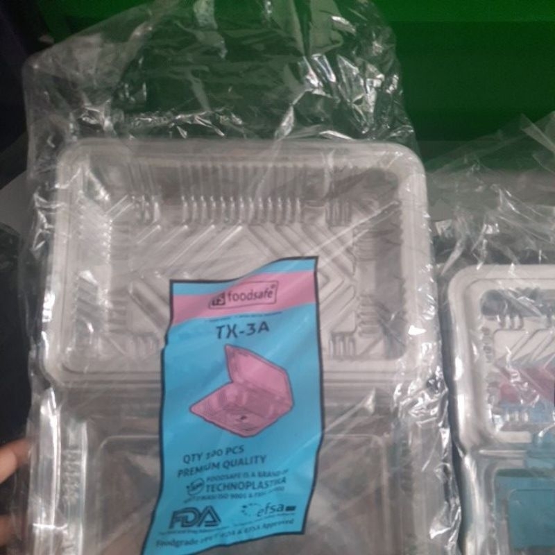 mika Bening Transparan/Mika kotak makanan