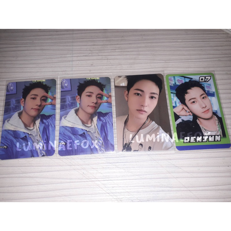 Photocard pc renjun glimo mumo digi glitch mode tc a