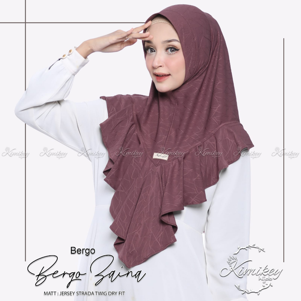 ZAINA KIMIKEY JILBAB INSTAN HIJAB DAYLY ORI KIMIKEY HIJAB