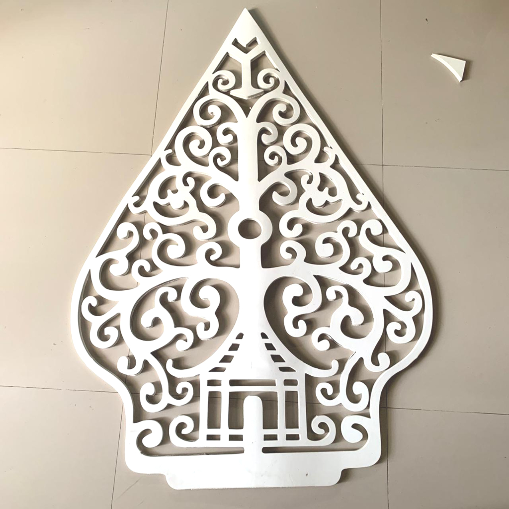 Wayang Gunungan T 150 Dekorasi Pelaminan Dekorasi Pernikahan Backdrop Bahan Spon Eva