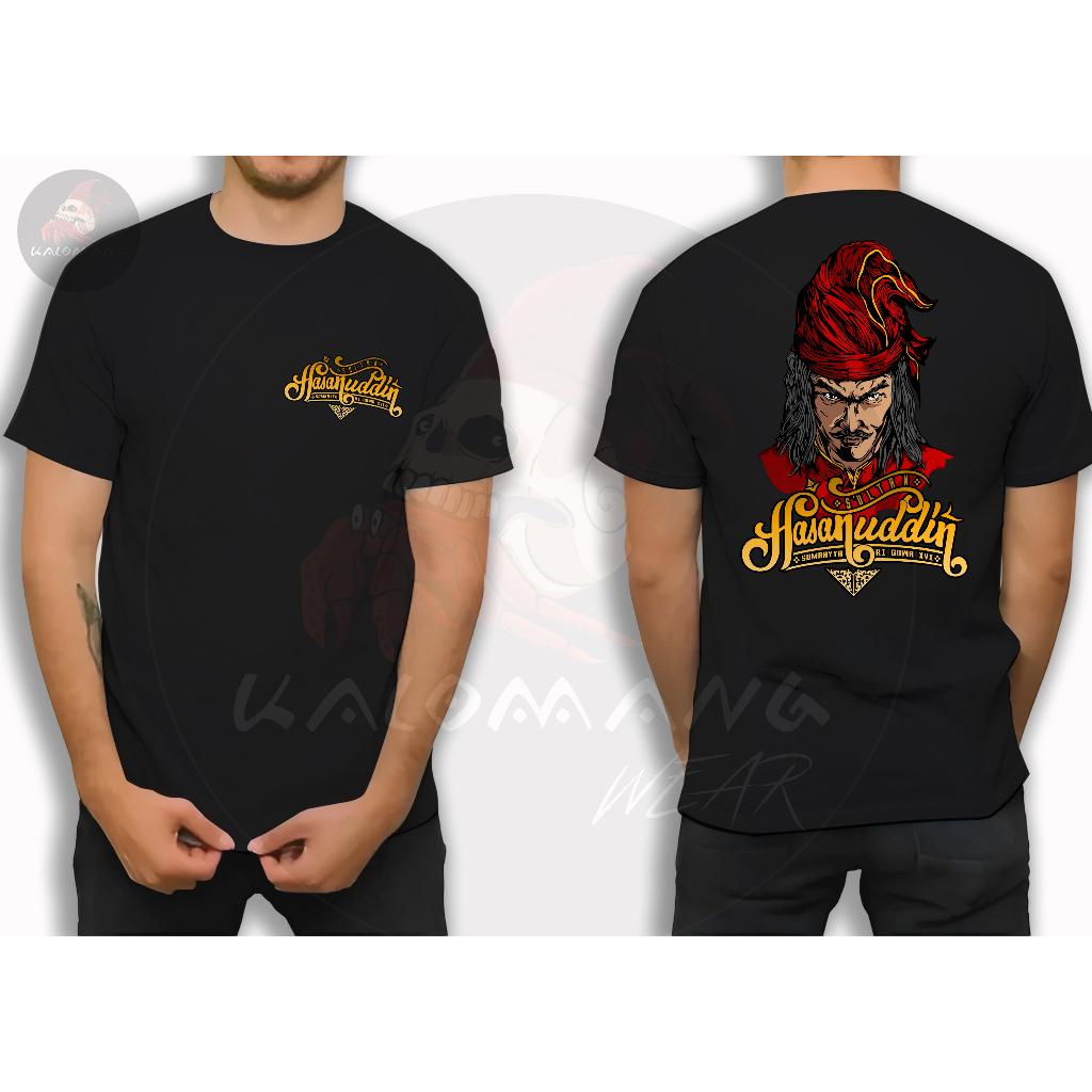 Kaos Kalomang Wear Khas Makassar Sultan Hasanuddin