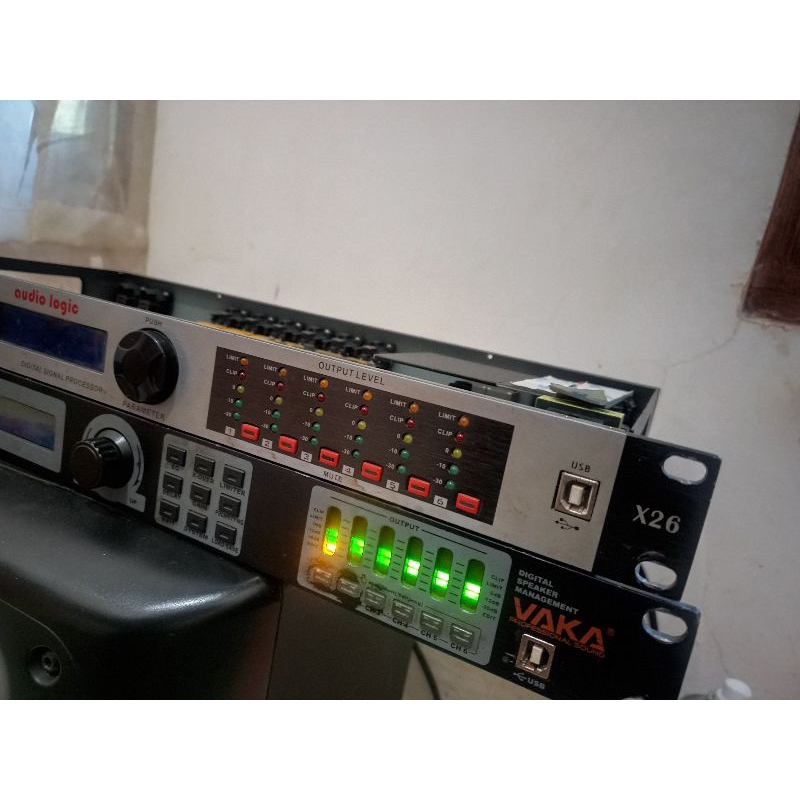 dlms audio logic x26 2in 6out barang lama ori