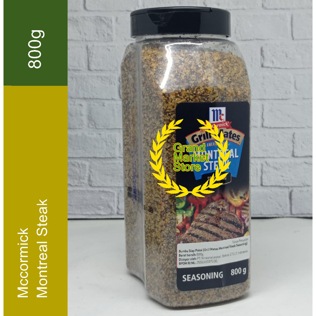 

Mccormick Grill Mates Montreal Steak Seasoning Gluten Free 800g Bumbu Siap Pakai
