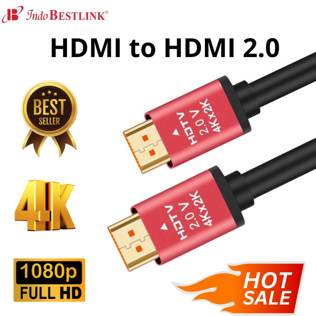 KABEL HDMI 1,5M V.2.0 ULTRA HD 4K HIGH QUALITY / HDMI 1,5 METER