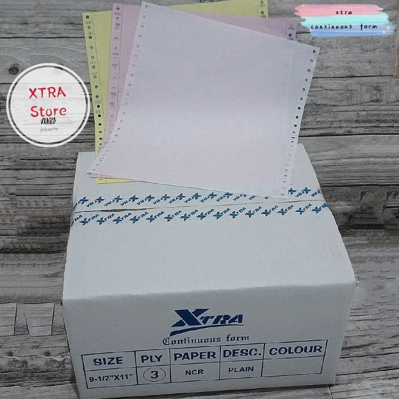 

RB6 Kertas Continuous Form 3ply 9.5x11" TANPA PEMBAGIAN