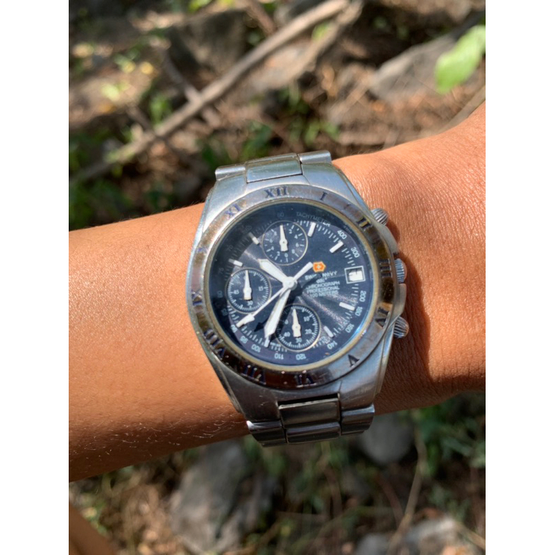 MURAH JAM TANGAN SWISS NAVY CHRONOGRAPH PROFESIONAL ORIGINAL
