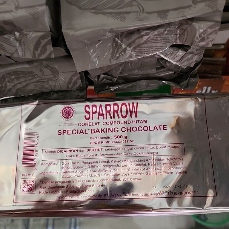 

Coklat Blok Sparrow 500gr