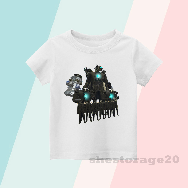 BAJU ANAK KAOS ANAK NEW TITAN CAMERAMAN UPGRADE SKIBIDI TOILET / TITAN CAMERAMAN SKIBIDI TOILET / TI