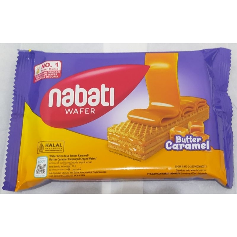 

Nabati 39 gr wafer 2000 rasa caramel