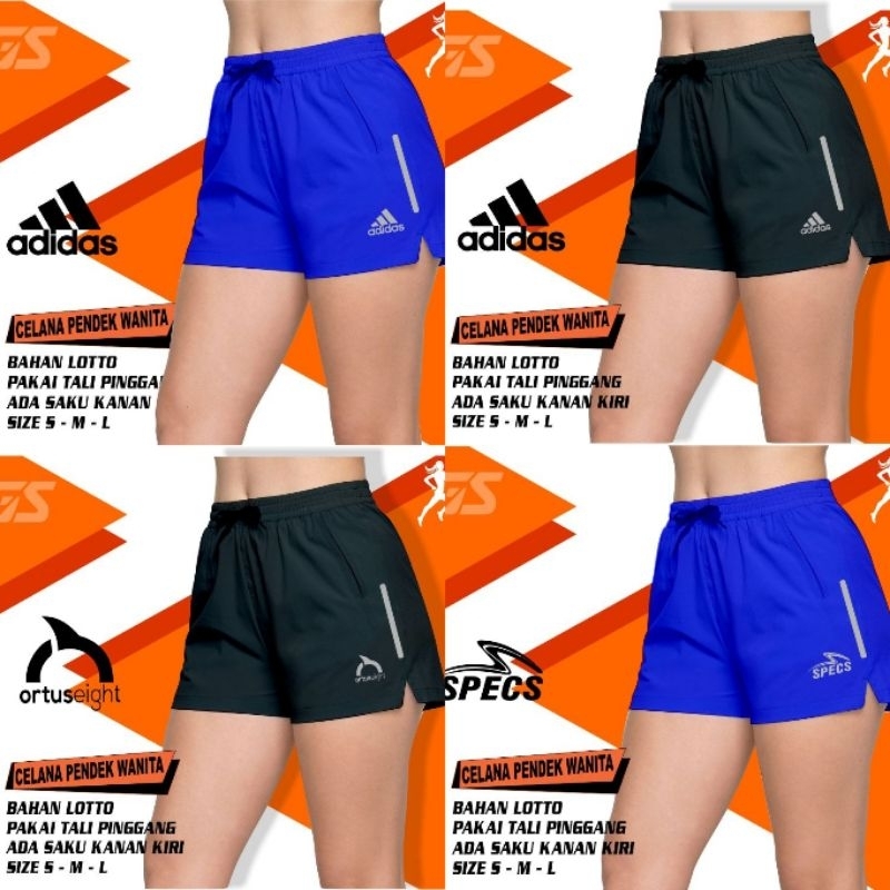 Celana pendek olahraga wanita futsal sepak bola basket - bawahan celana cewek slim ketat badan - celana olahraga belah samping semua olahraga