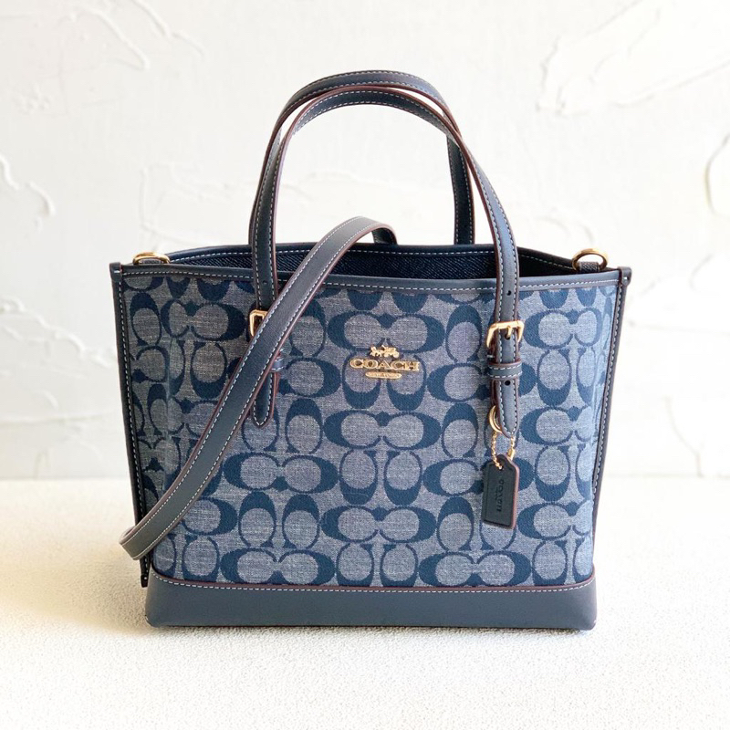 Coach Mollie Tote 25 Denim Multi