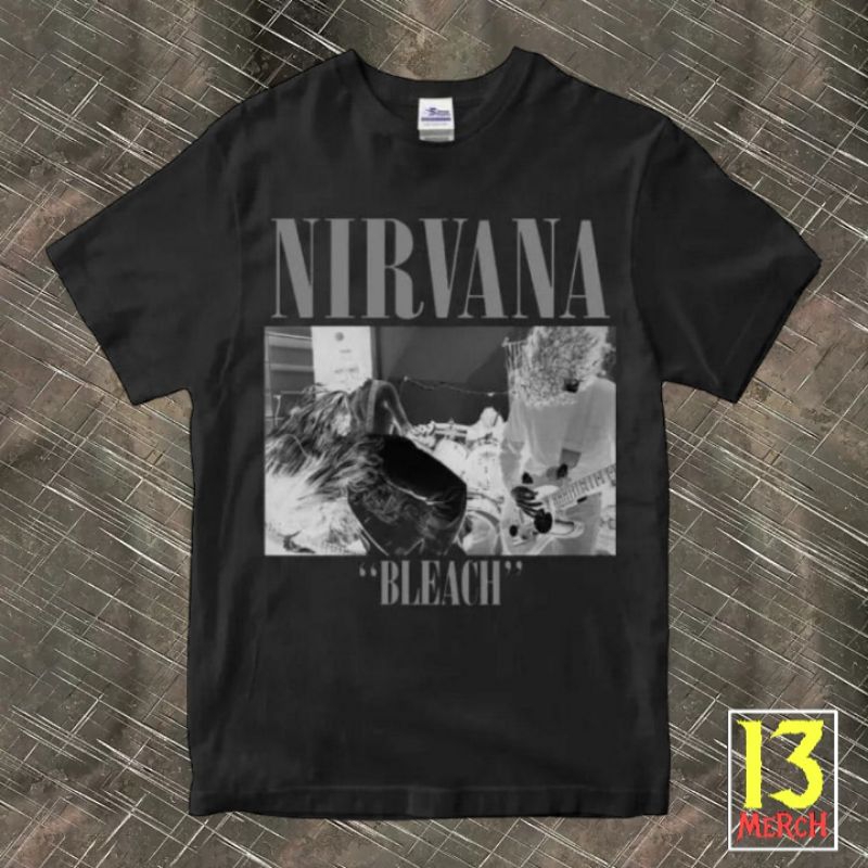 Kaos Nirvana - Bleach / Kaos Band / Kaos Band Premium / Tshirt Band / Tshirt Nirvana / Nirvana