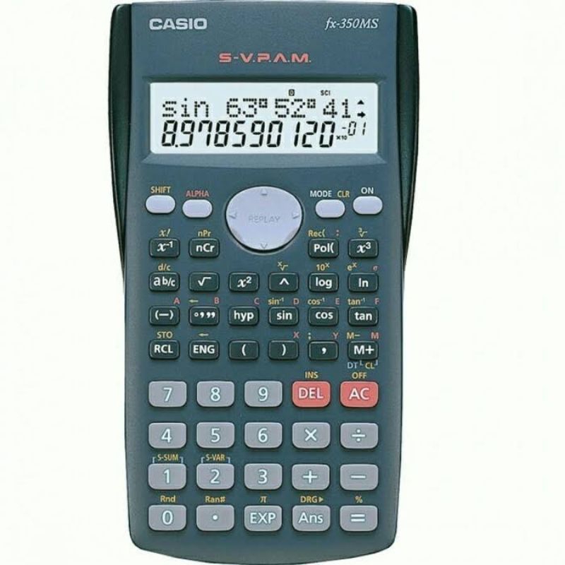 

kalkulator casio FX 380 science rumus