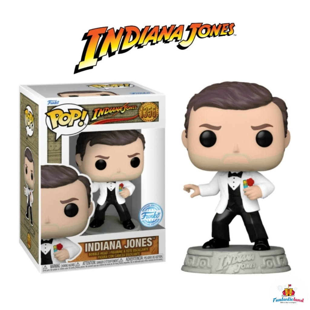 Original Funko POP Movies Indiana Jones - Indiana Jones in Tuxedo #1356