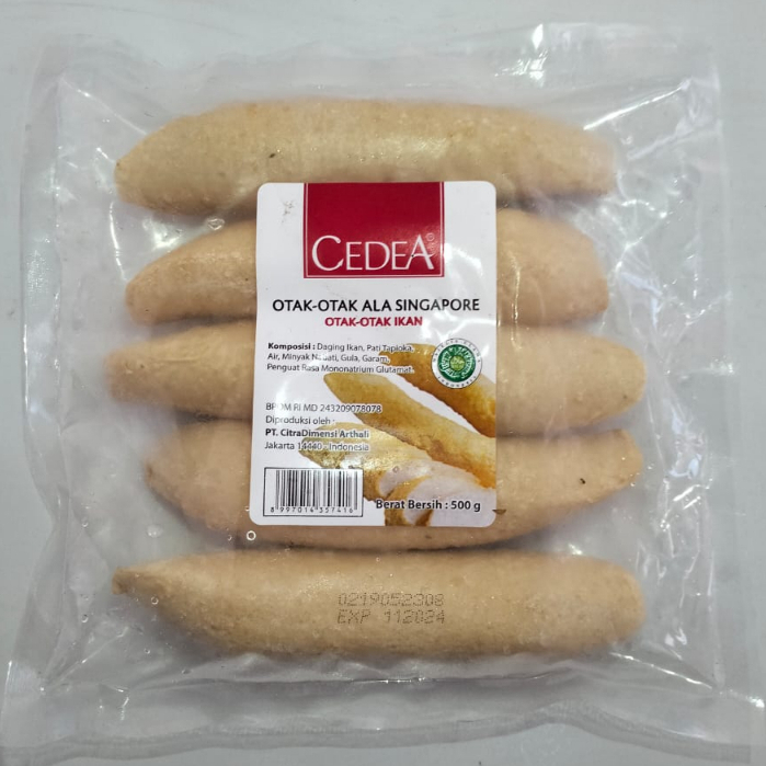 

CEDEA OTAK – OTAK IKAN ALA SINGAPORE (500 Gram)