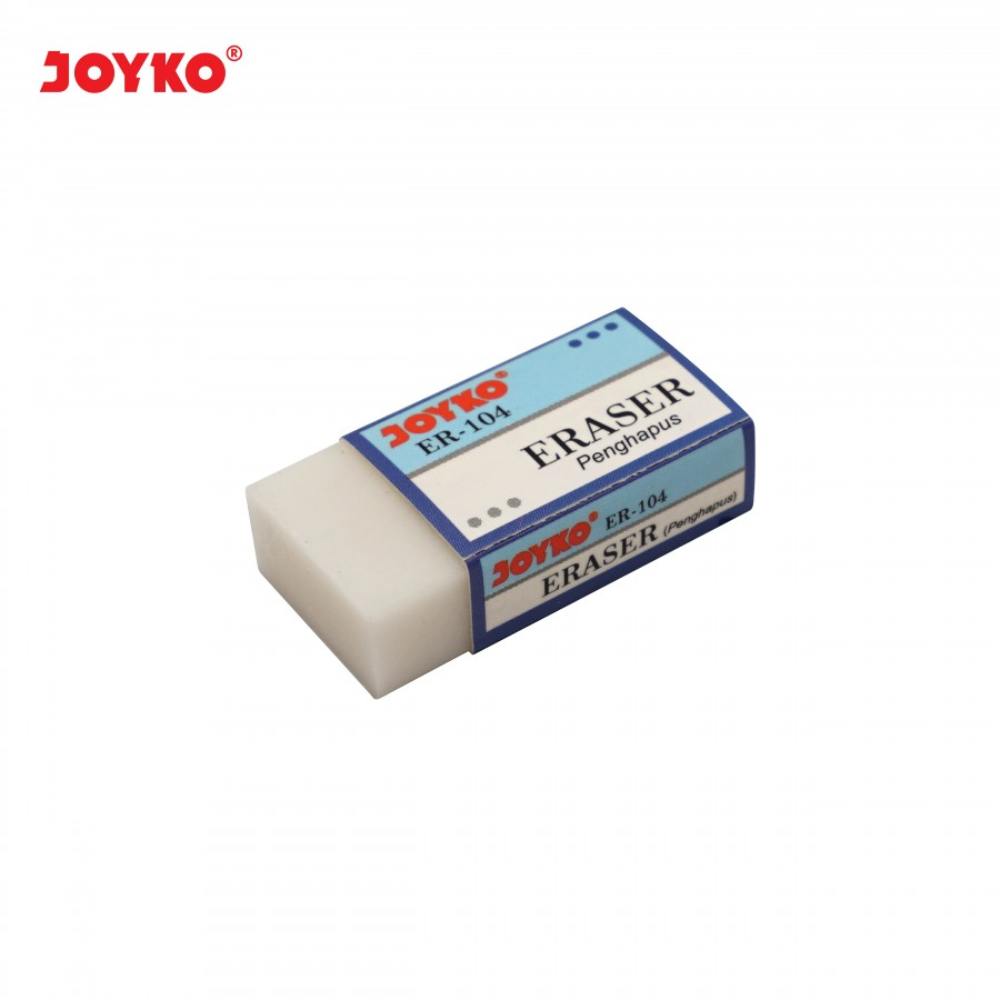

Penghapus Pensil / Eraser 104 (Putih) PCS / 116 (Karakter) / 526-B40BL (Black) / ER-111 / ER-122 Joyko