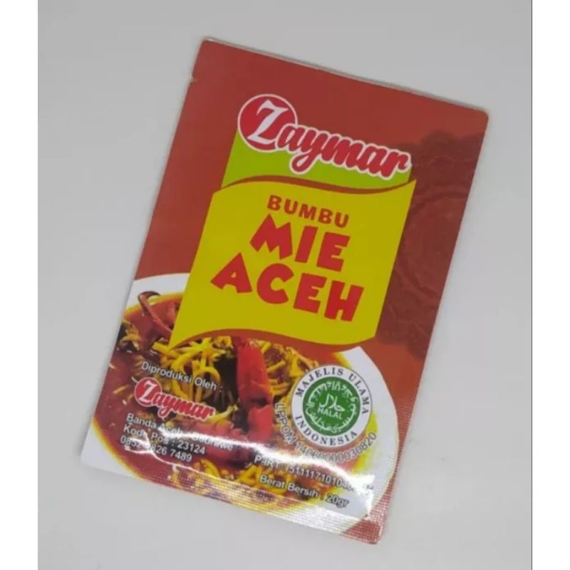 

Bumbu mie aceh / bumbu masak instan kering mie aceh