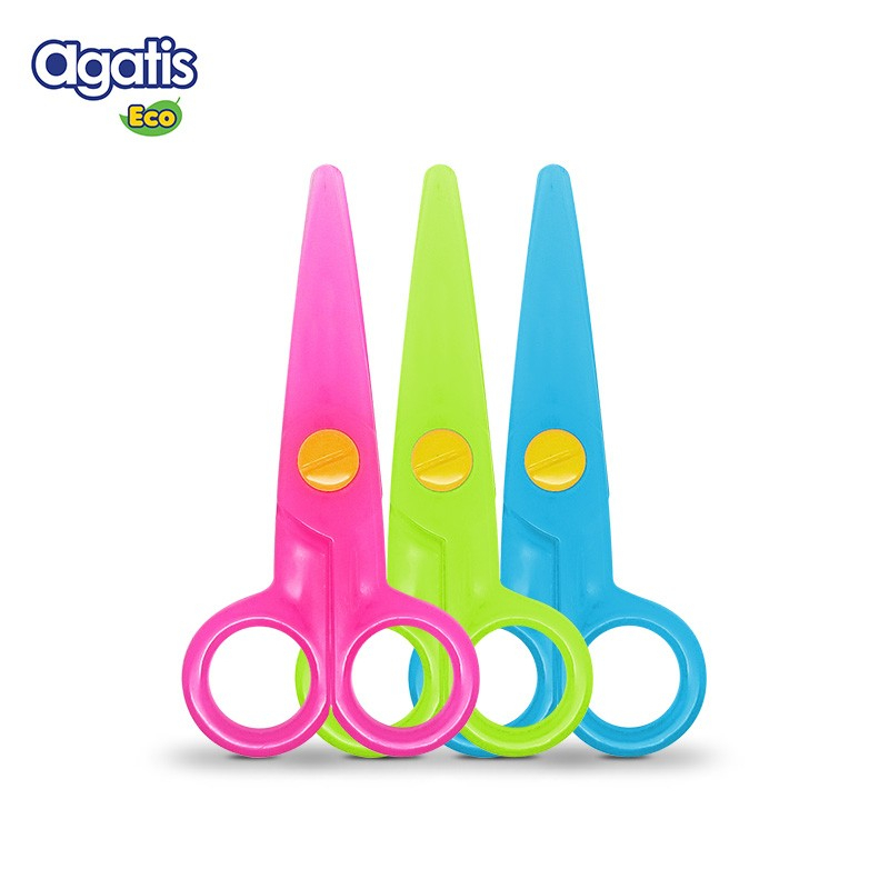 

BN - Agatis Scissors Plastic For Kids Neon
