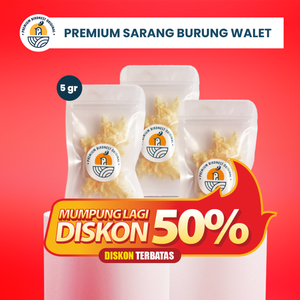

Sarang Burung Walet Original - Birdnest