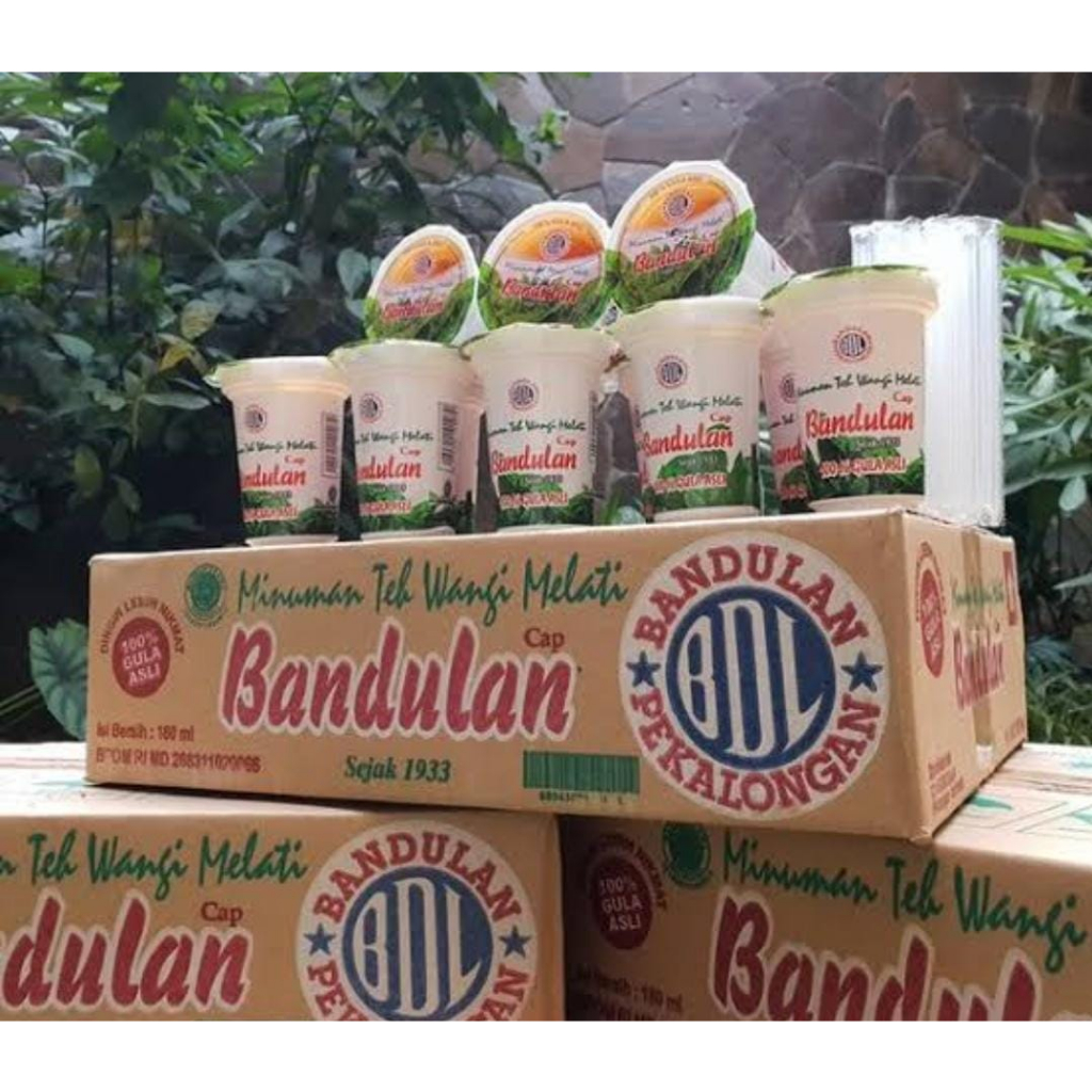 MINUMAN TEH MELATI BANDULAN 1 DUS ISI 24 CUP