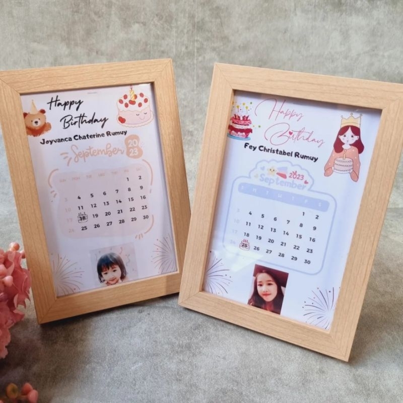 

Birthday Frame Kalender / Frame Ulang Tahun