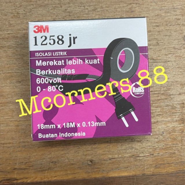 

3M Isolasi Listrik 1258JR