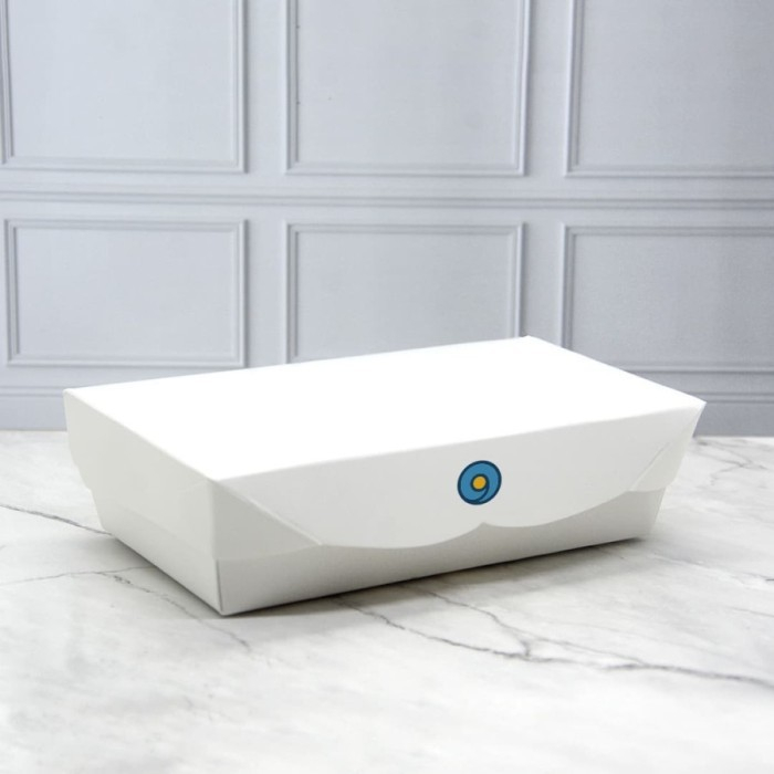 Kotak Nasi Kertas Pape Lunch Box Merk Tab One Eco Ukuran M L 25 Pcs