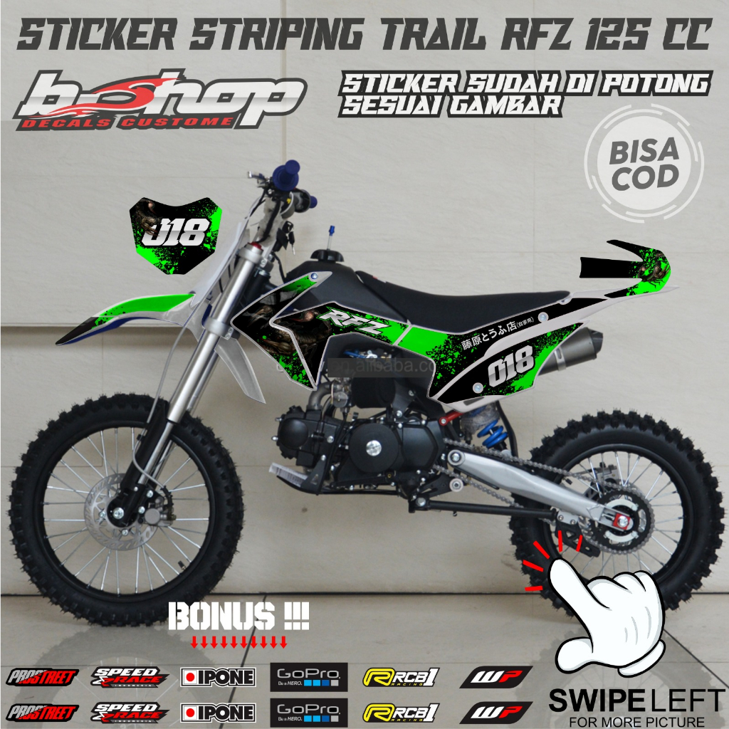 sticker striping rfz 125 cc motiv 018 variasi banyak pilihan