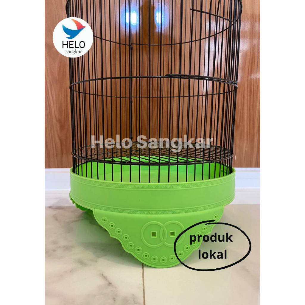 Tebok Pleci Warna Untuk Alas Wadah Sangkar Kandang Kurungan Tempat Burung Pleci Diameter 27cm  Tebal