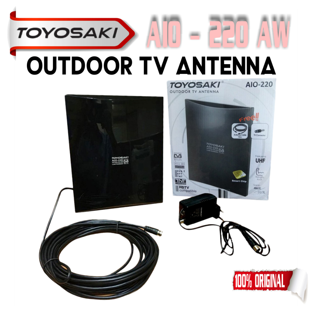 ANTENA TOYOSAKI AIO-220 / TOYOSAKI OUTDOOR TV ANTENA AIO 220