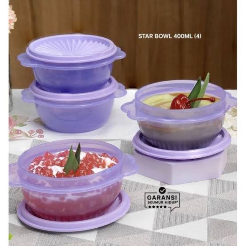 mangkuk 400ml star bowl ORI Tupperware