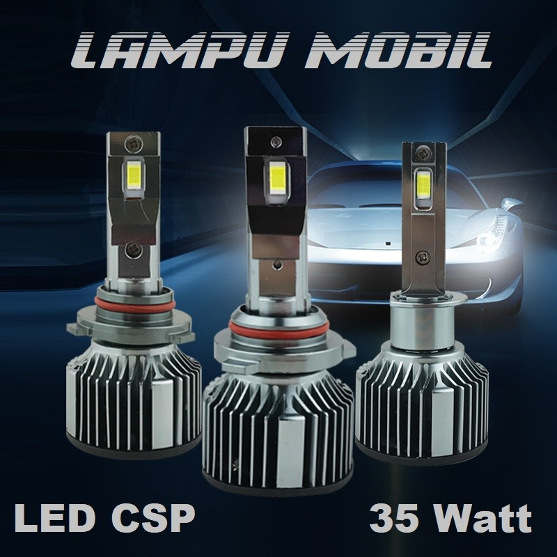 LAMPU FOGLAMP KABUT LED H3 H 3 CSP 50 WATT CANBUS PUTIH SUPER TERANG FOG LAMP BUMPER MOBIL KIJANG CA