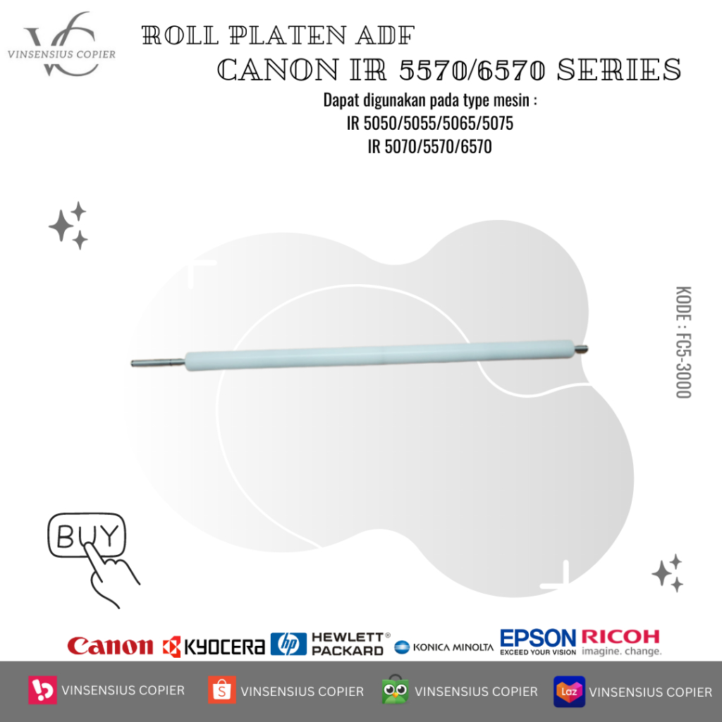 ROLL PLATEN ADF CANON IR 5570/6570 SERIES
