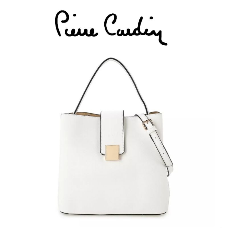 NEW PIERRE CARDIN WHITE HAND BAG