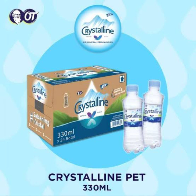 

Air Mineral Crystalline kemasan botol pet 330 ml 1 dus isi 24 botol | air mineral orang tua grup | air mineral kondangan | air mineral pernikahan | isian nasi box | air mineral crystalin | Aqua botol