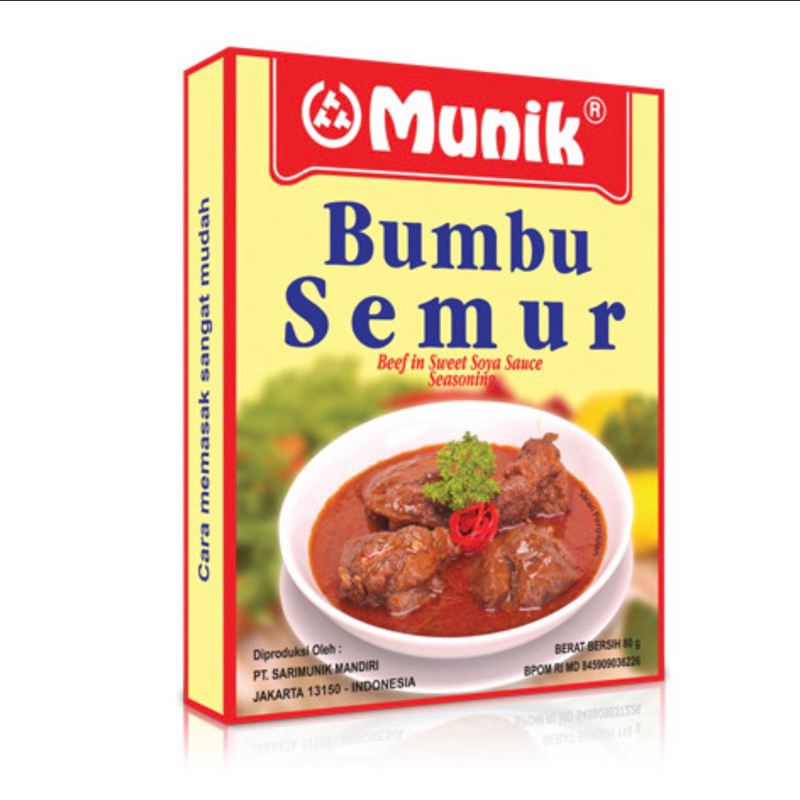 

Bumbu Masak MUNIK SEMUR 80 grm