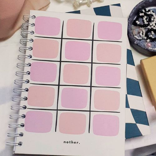 

Hardcover Notebook A5 Spiral Square Pallete