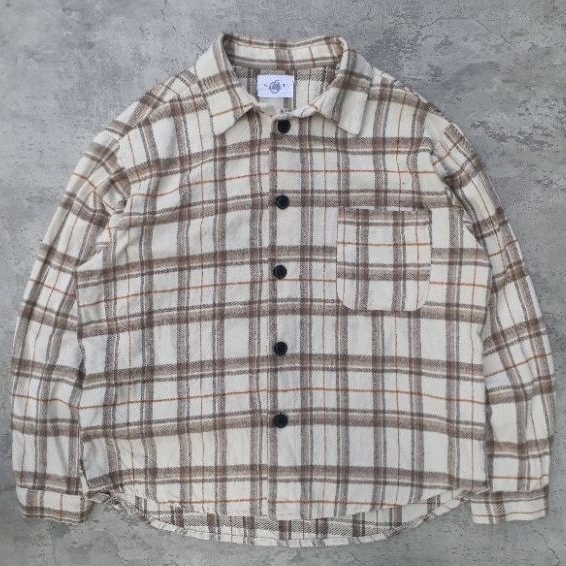 KEMEJA FLANNEL SECOND | FLANNEL WOOL SECOND | KEMEJA WOOL SECOND