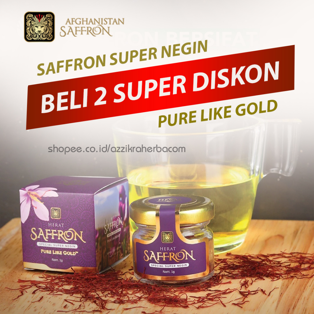 

Saffron Super Negin Safron Asli Original 100% dan Bpom