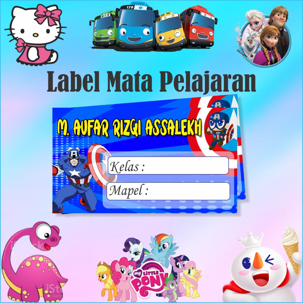 

Label Mata Pelajaran