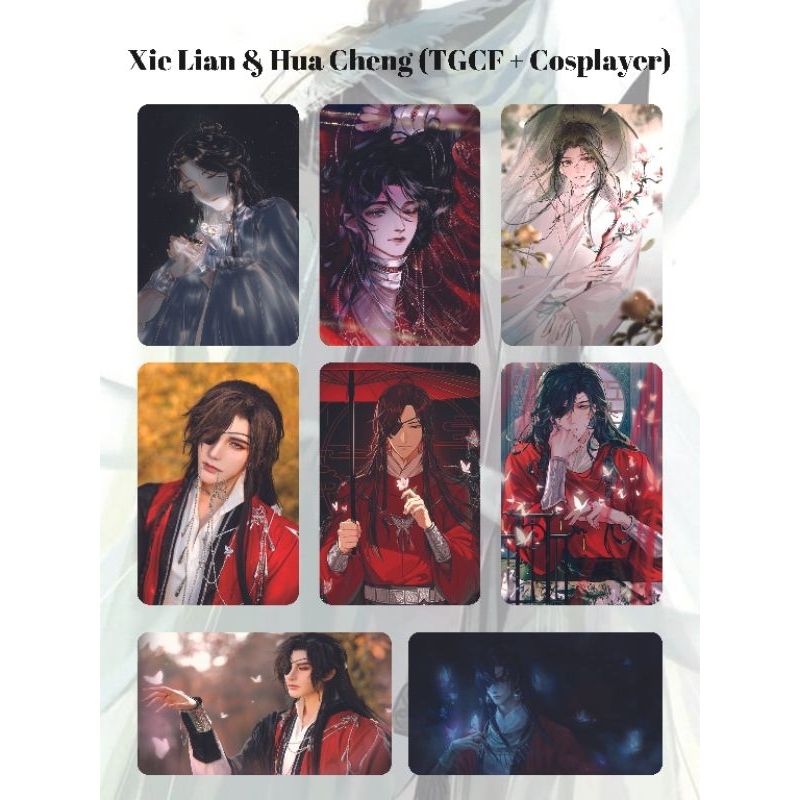 PHOTOCARD HUALIAN (XIE LIAN & HUA CHENG) (Isi 8 PCS) + WEI WUXIAN (XIAO ZHAN)(THE UNTAMED) Isi 6 PCS