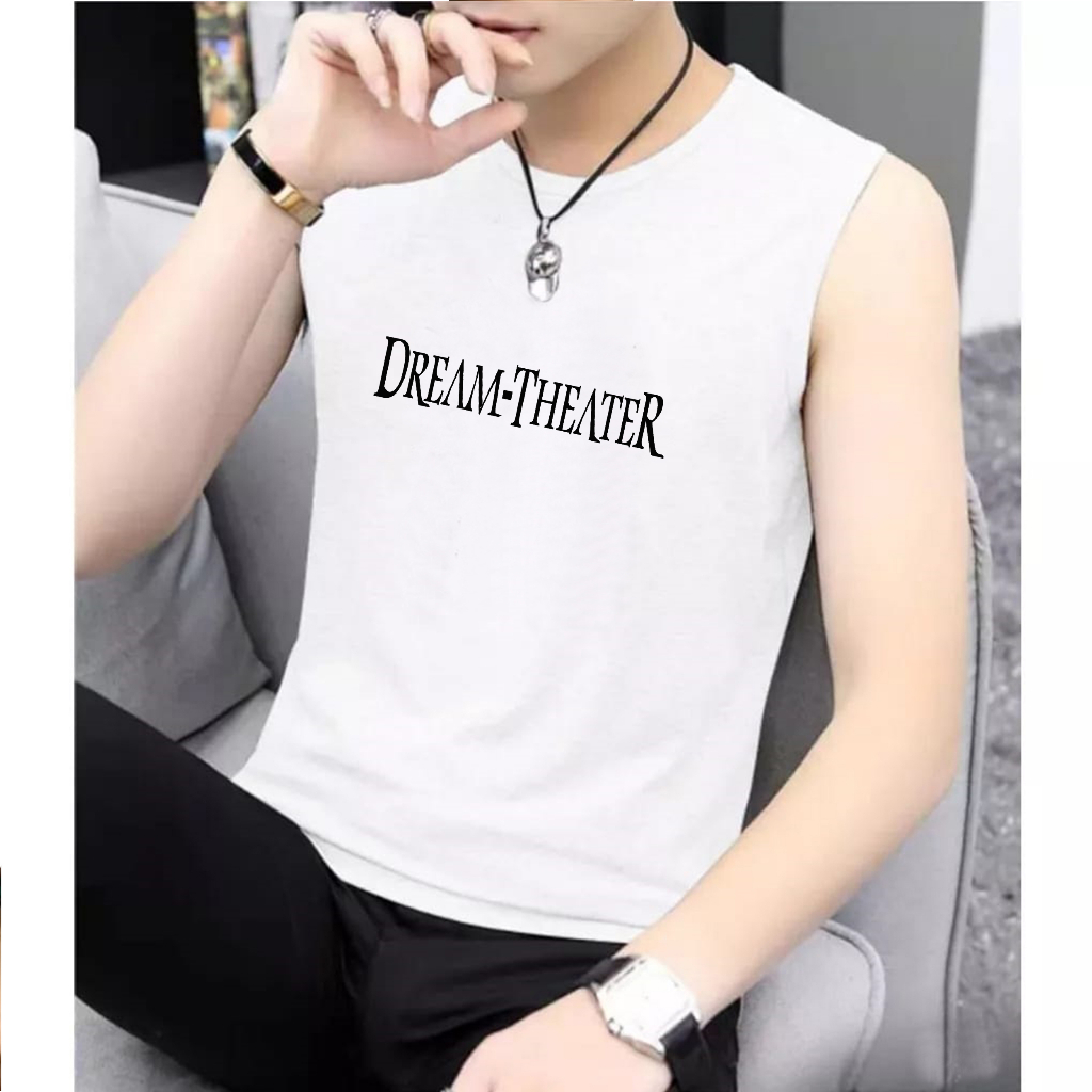 DREAM THEATER SINGLET PRIA KAOS DALAM PRIA MURAH ATASAN PRIA LEKBONG SINGLET DISTRO