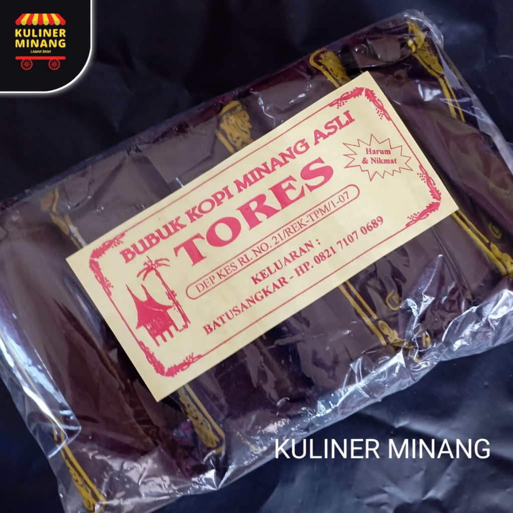 

Kopi Minang Tores 1pak (5bks) Oleh-Oleh Asli Kampung Cemilan Makanan Payakumbuh Khas Padang Snack Jajanan Kuliner Minang Kabau Gurih Spicy Murah Renyah Resmi 100% Halal Original AX02