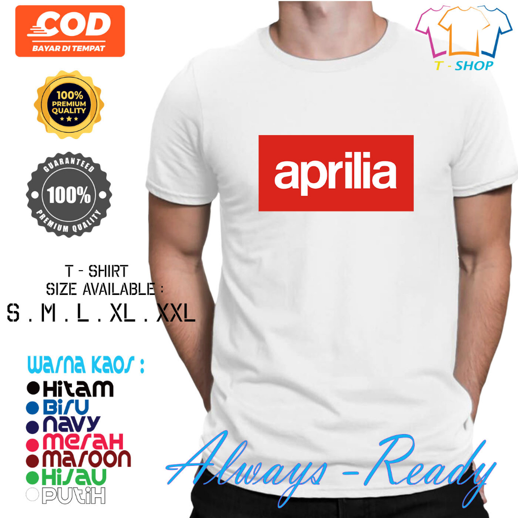 Kaos  Motor Aprilia Kaos Distro Otomotif