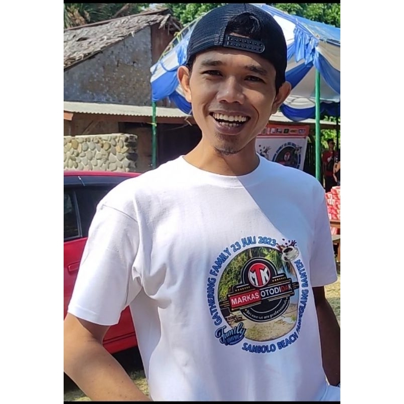 T-shirt Markas Otodidak Special edition gathering Sambolo beach bungalows 23 Juli 2023