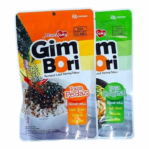 

RB Mamasuka Gim Bori Rumput Laut Kering Tabur Halal 60 Gram