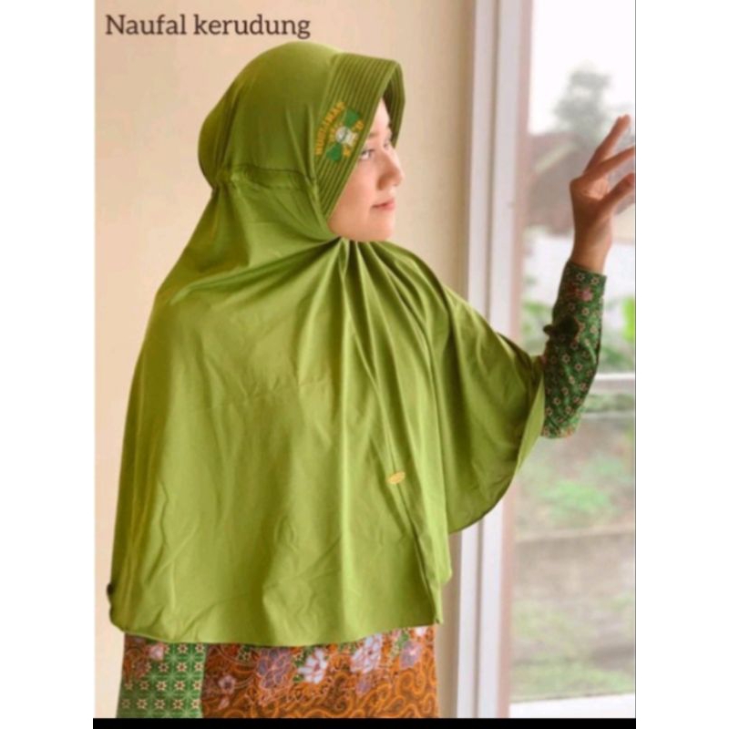 HIJAB MUSLIMAT NU SERUT BELAKANG JUMBO